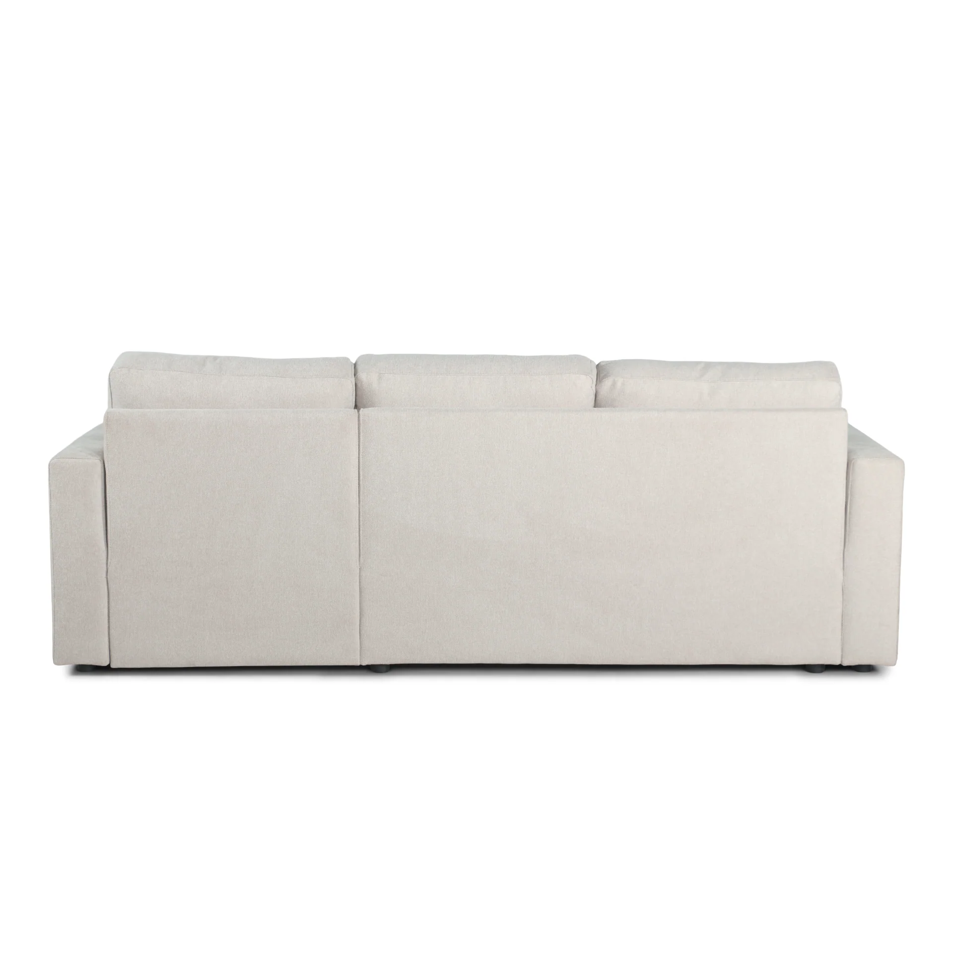 Sinus - Vändbar, bäddsoffa med schäslong och förvaring i beige - Image 7