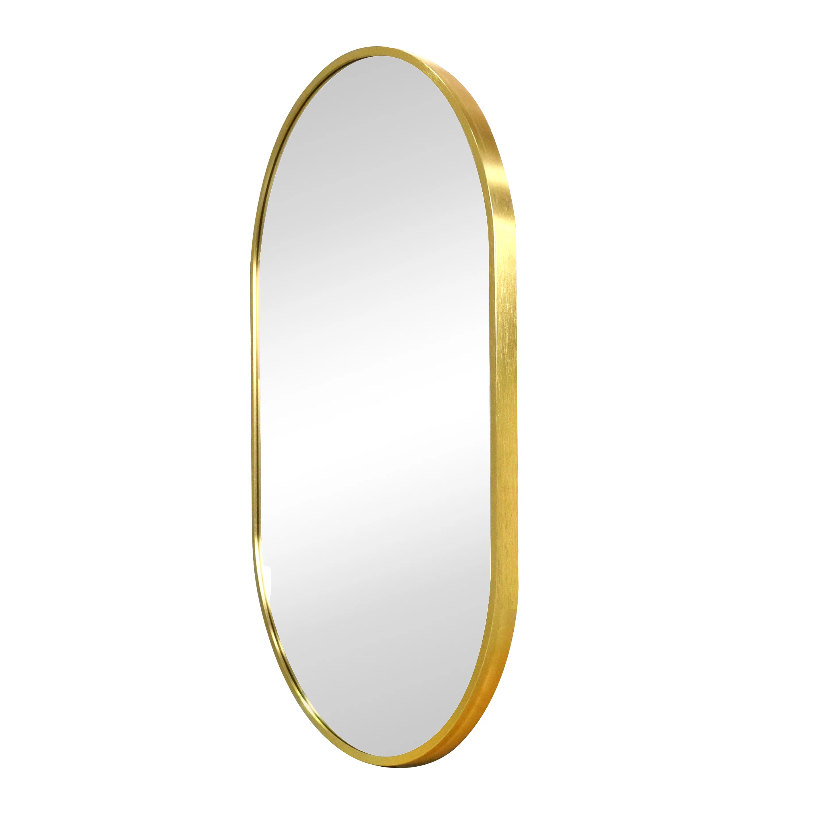 Sofie - Spegel oval med ram i mässing/guld 50 x 80 cm - Image 4