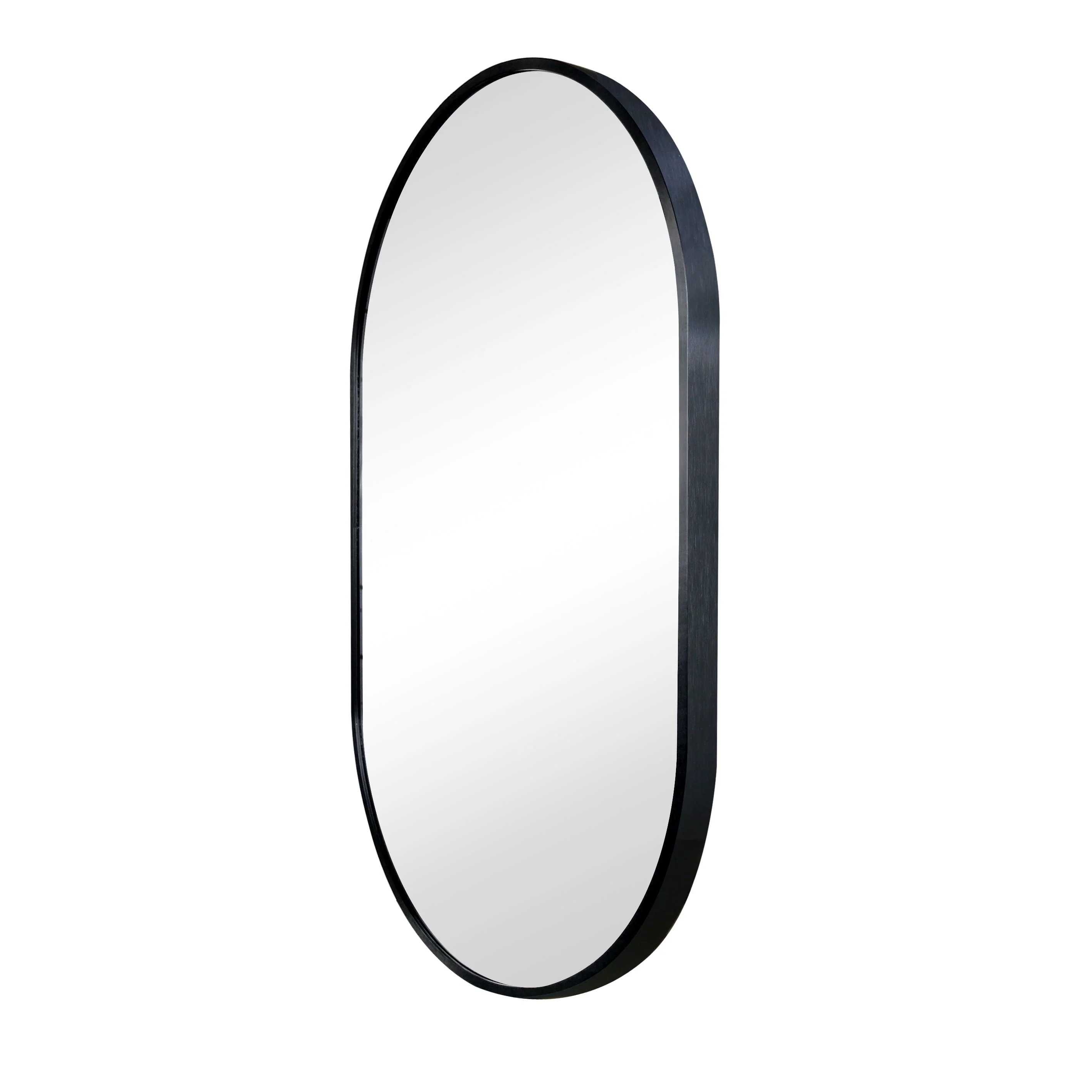 Sofie - Spegel oval med ram i svart 50 x 80 cm - Image 3