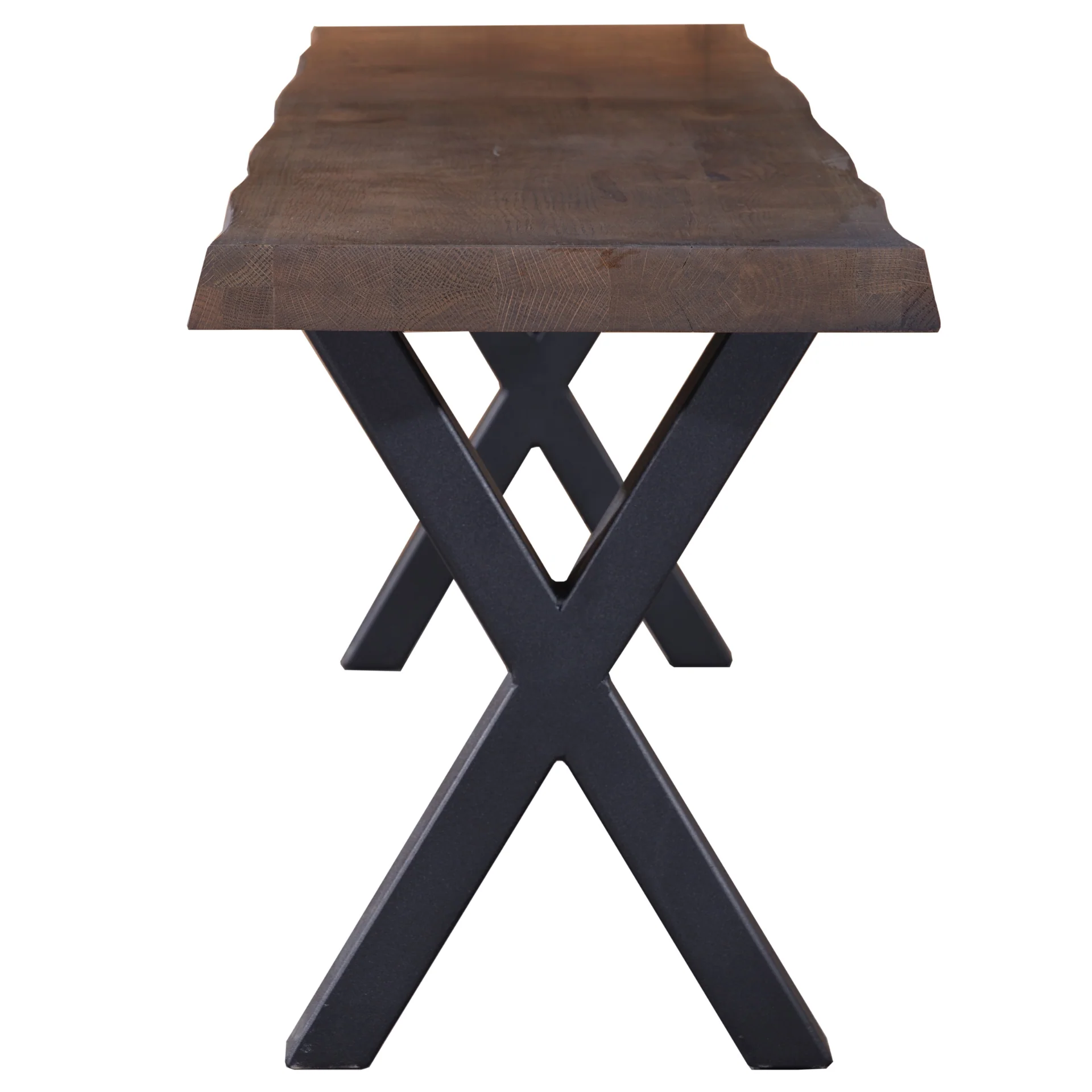 Susan plank sittbänk - Rökt ek - Image 3