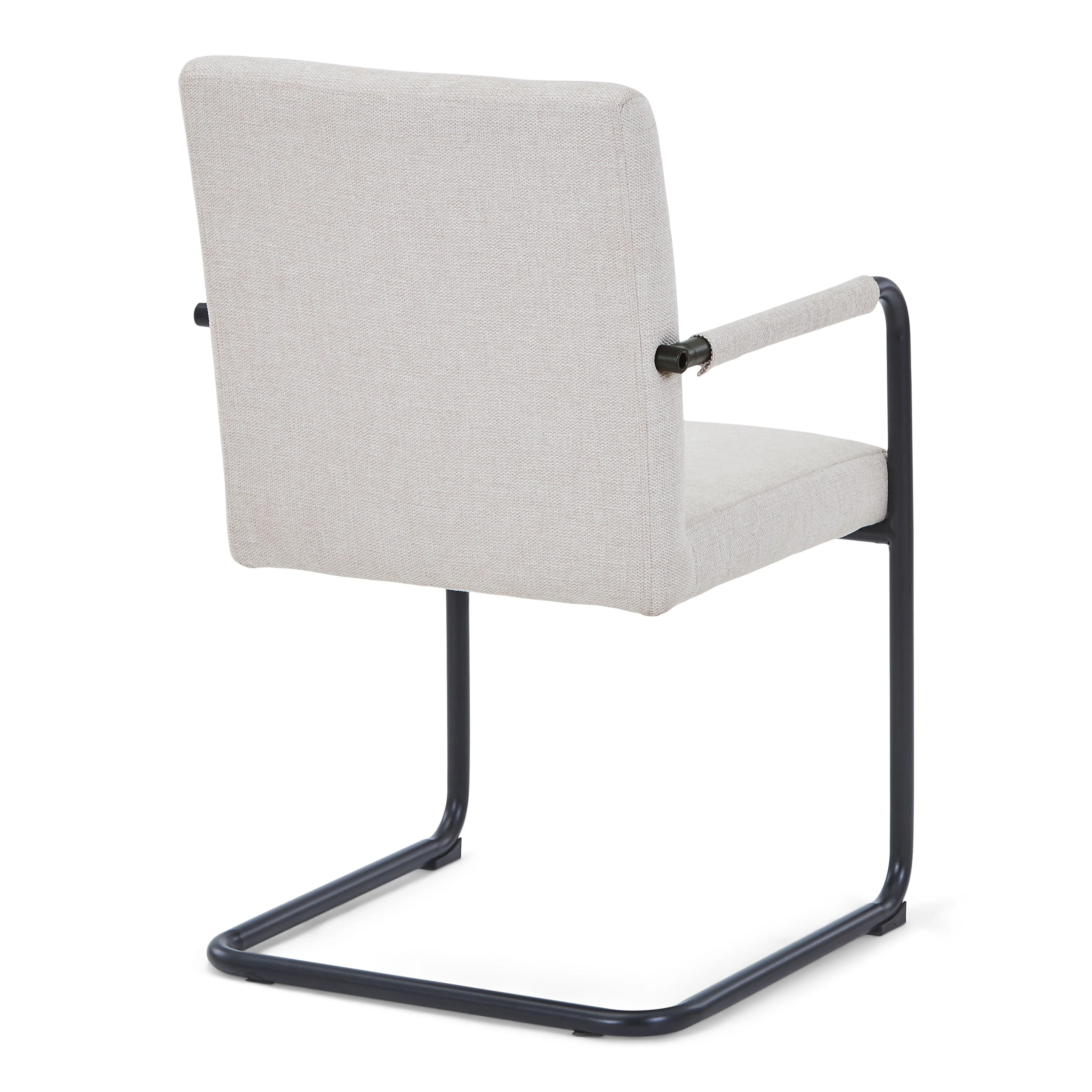 Tessa matstol i beige textil - Image 2