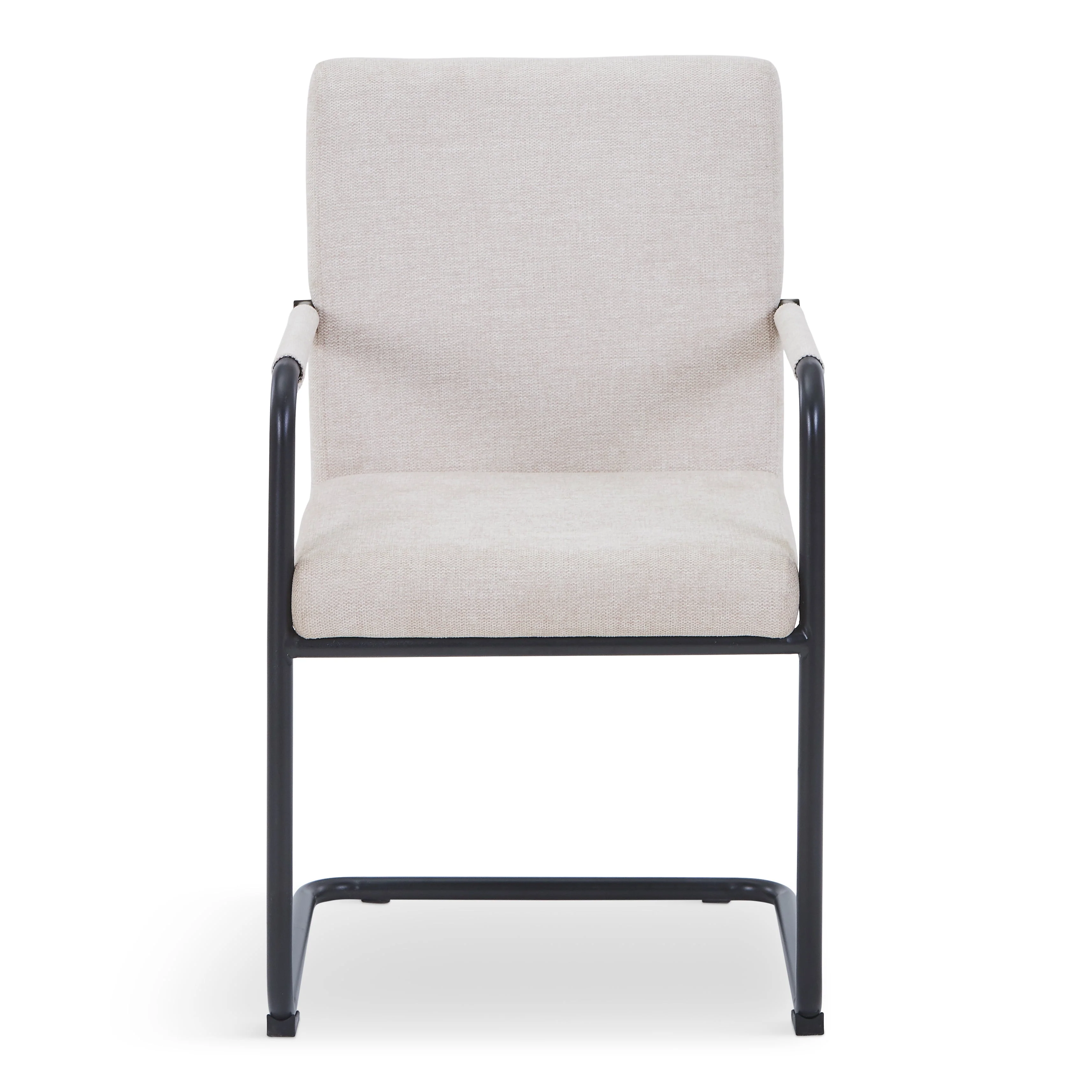 Tessa matstol i beige textil - Image 4
