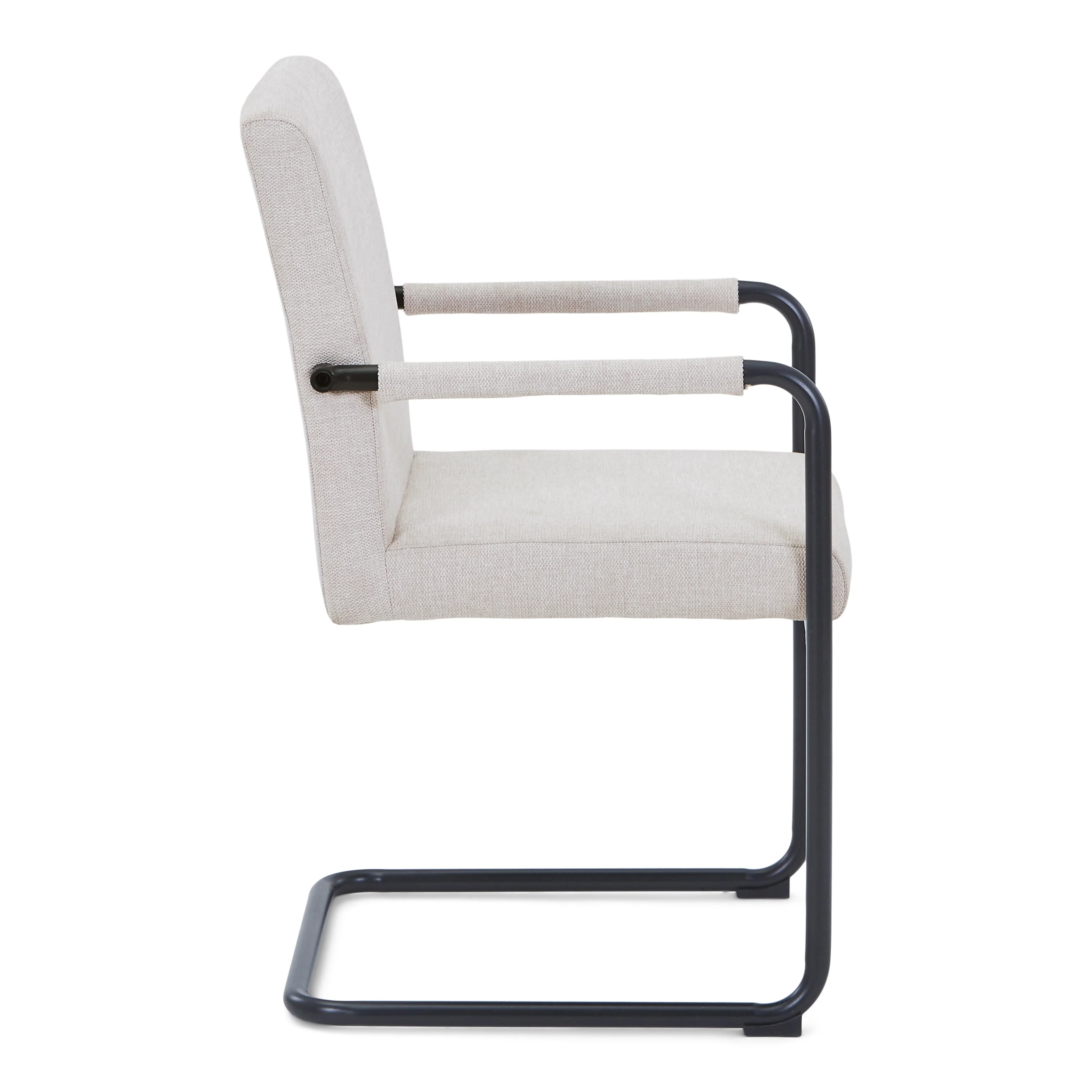 Tessa matstol i beige textil - Image 5