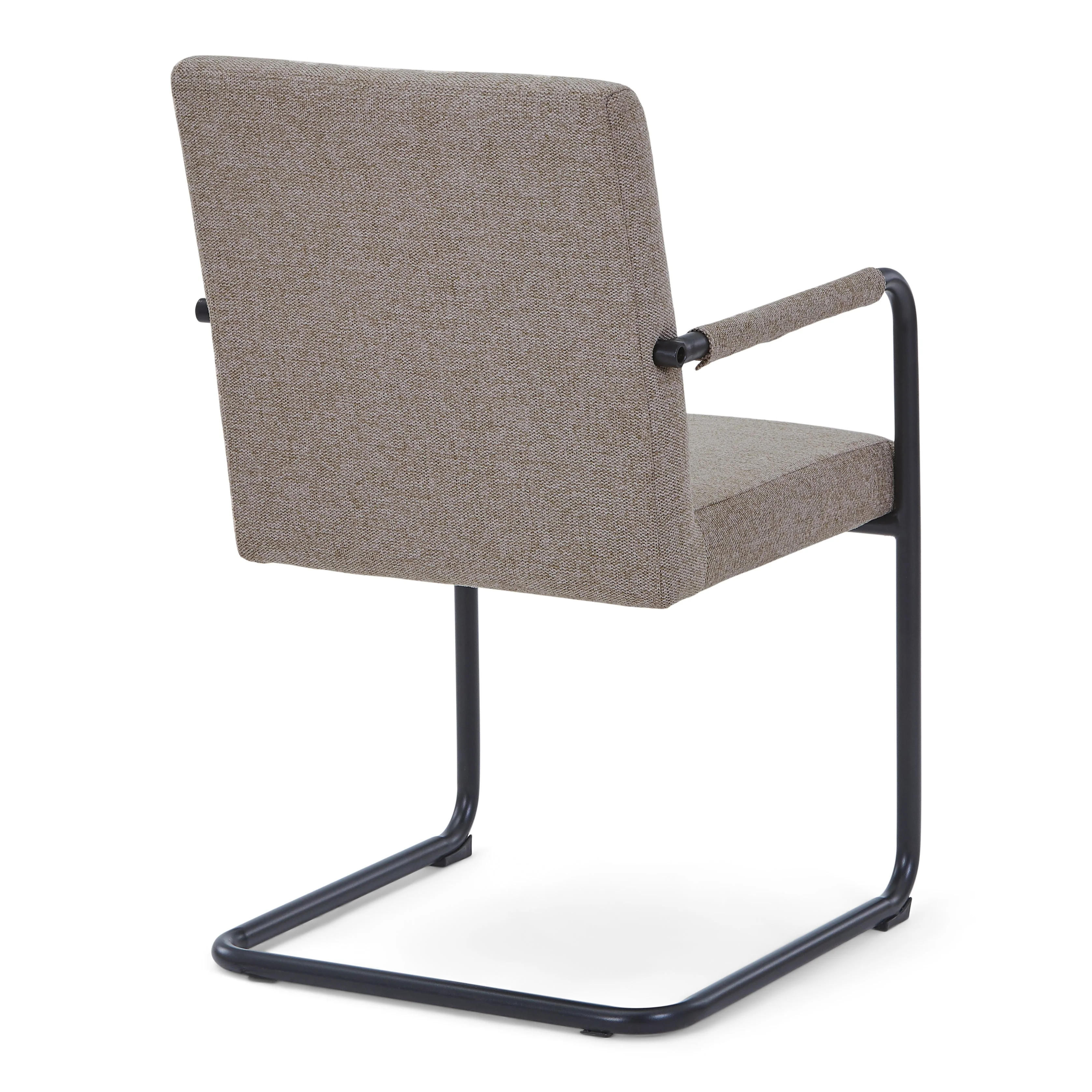Tessa matstol i sand textil - Image 2