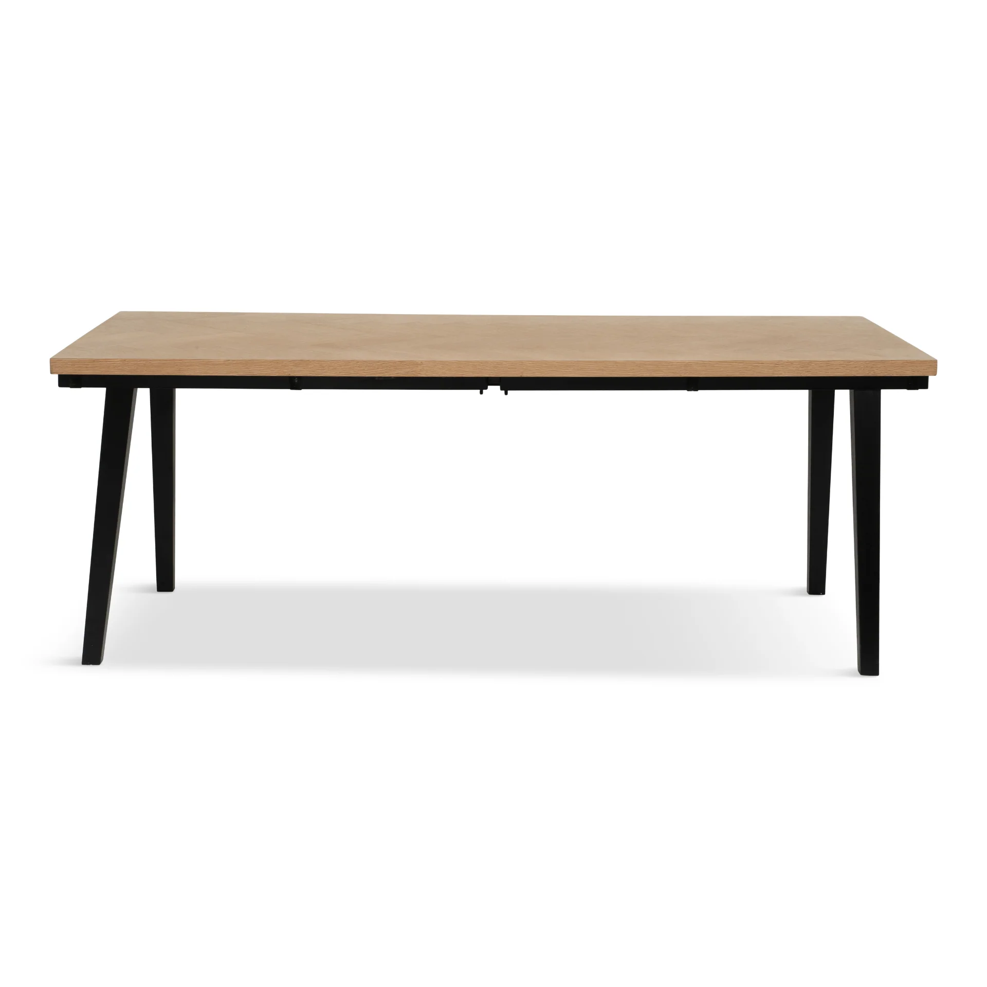 Valeria matbord med fiskbensmönster 200×90 cm i lackad ekfanér - Image 5