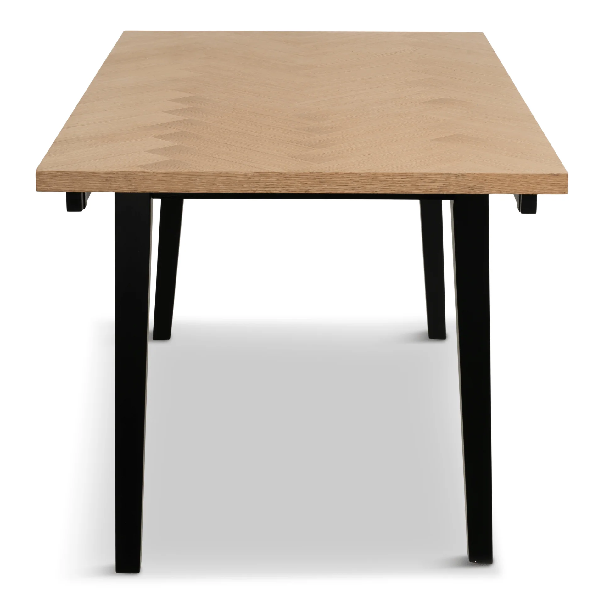 Valeria matbord med fiskbensmönster 200×90 cm i lackad ekfanér - Image 6