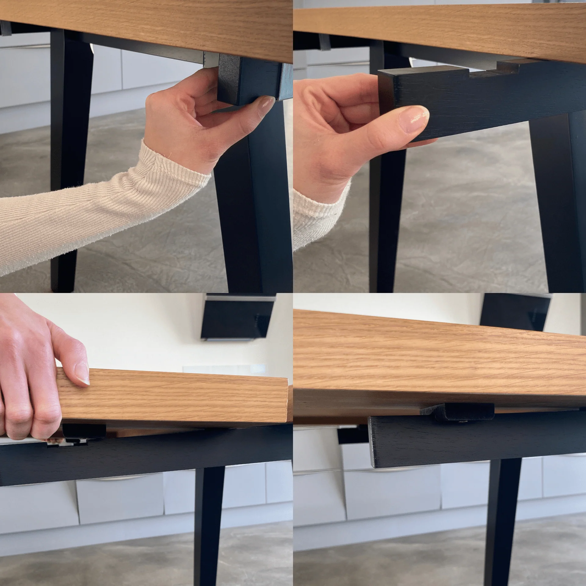 Valeria – Tilläggsskivor (2 st) till fiskbensbord i naturligt ekfanér - Image 3