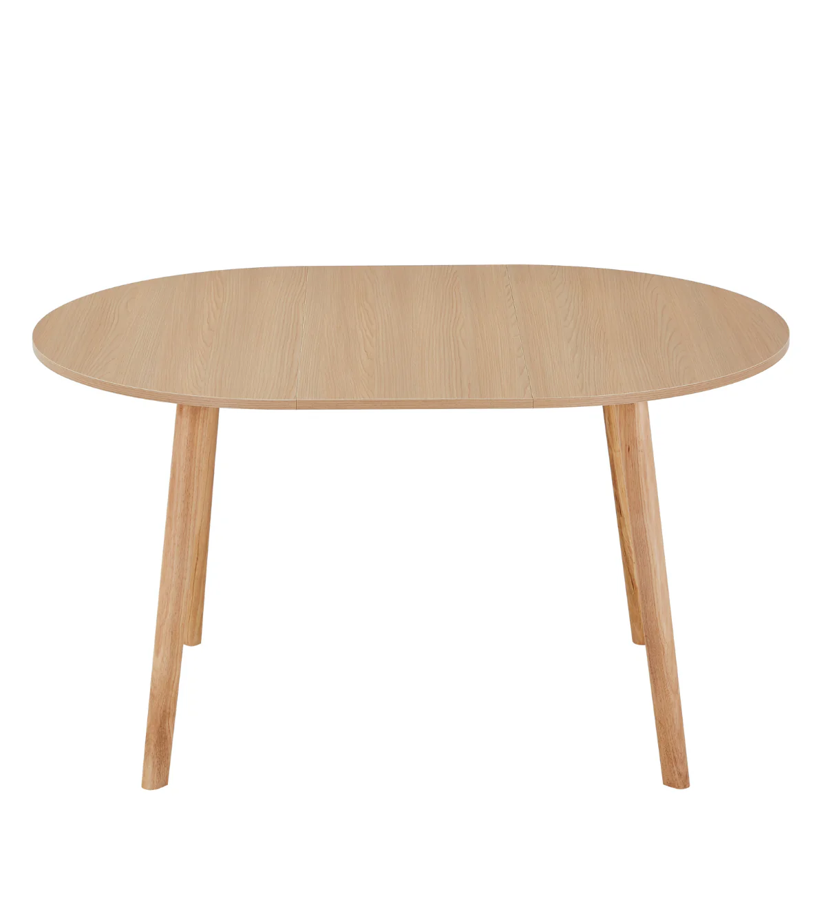 Vinnie, runt matbord med utdragbar skiva, 100/140/180 cm, i ekfanér – 2x tilläggsskivor ingår - Image 3
